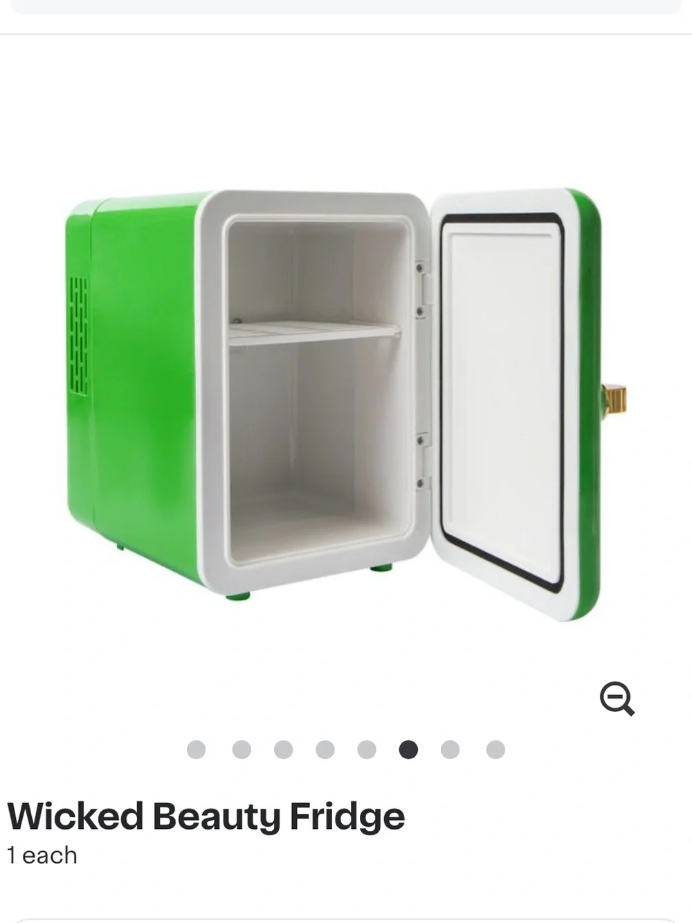 Wicked mini makeup fridge Glinda Green